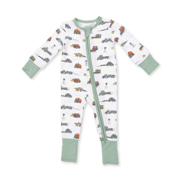 Convertible Romper - Farm Machines