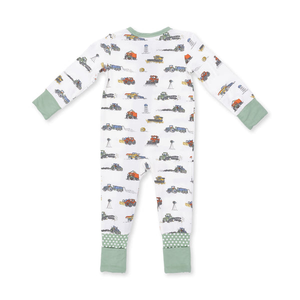 Convertible Romper - Farm Machines