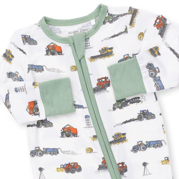 Convertible Romper - Farm Machines