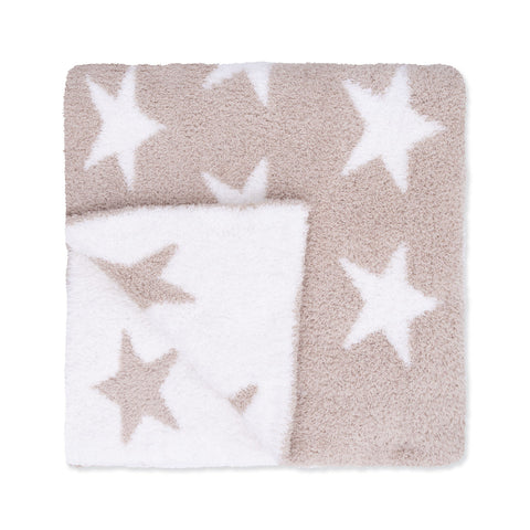 Chenille - Natural Star Blanket