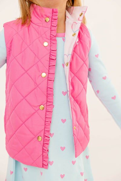 Vaughn Vest, Winter Park Pink
