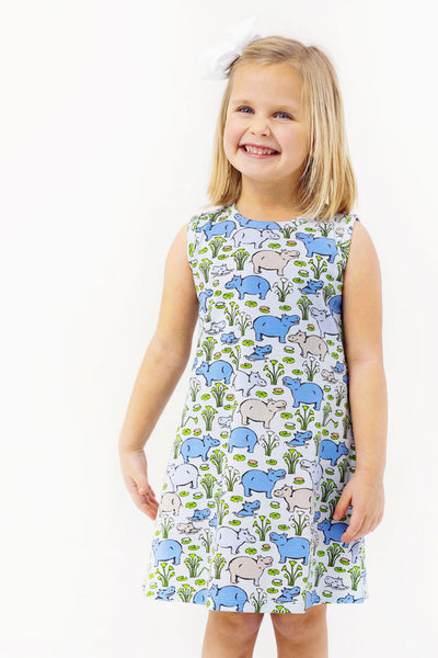 Sleeveless Polly Play Dress - Bal Harbour Hippo