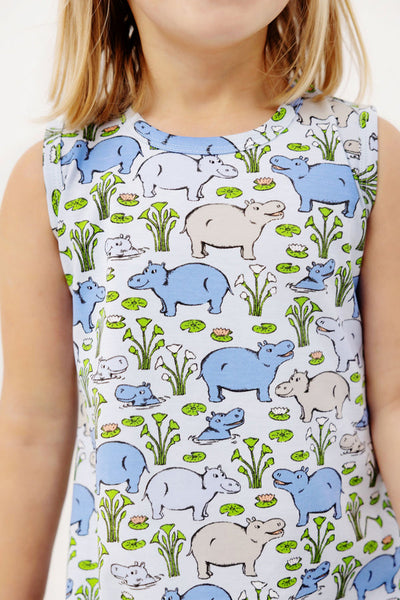 Sleeveless Polly Play Dress - Bal Harbour Hippo