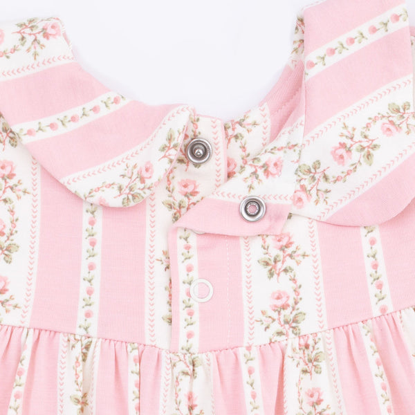Smocked Dress Set - Antoinette Stripe