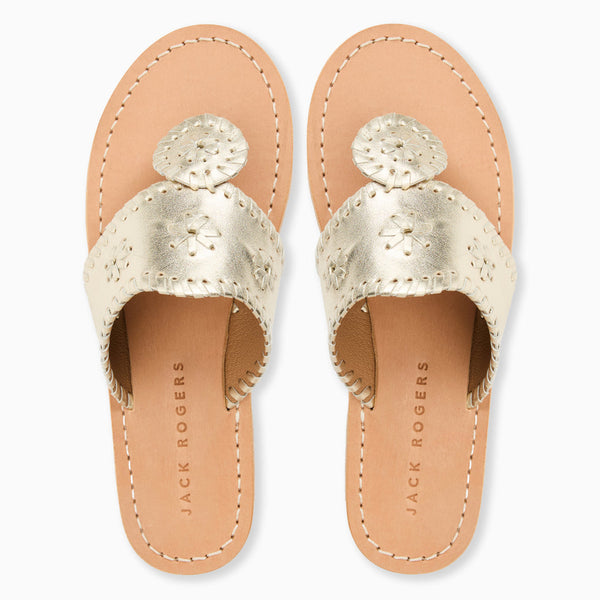 Jack Rogers Girls Jacks Flat - Platinum