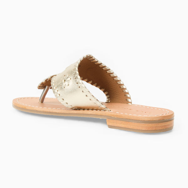 Jack Rogers Girls Jacks Flat - Platinum
