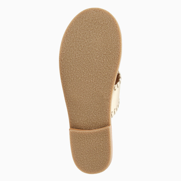 Jack Rogers Girls Jacks Flat - Platinum