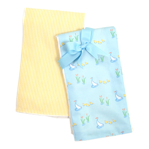 Duck Set of Two Fabric Burps