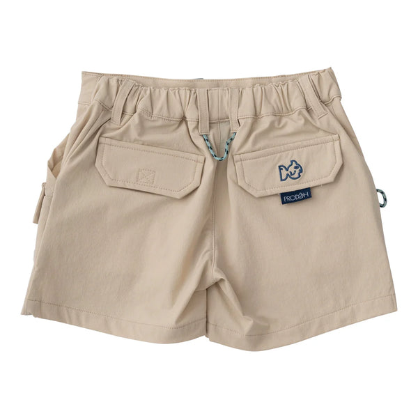 Inshore Performance Short - Classic Light Khaki Wash Ancient Scroll
