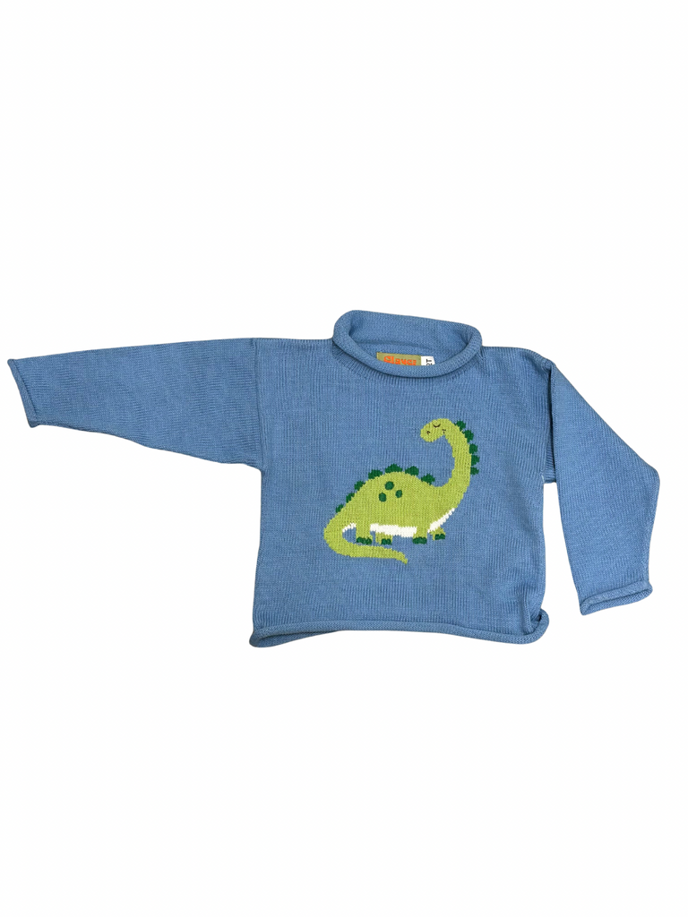 Roll Neck Sweater - Dinosaur