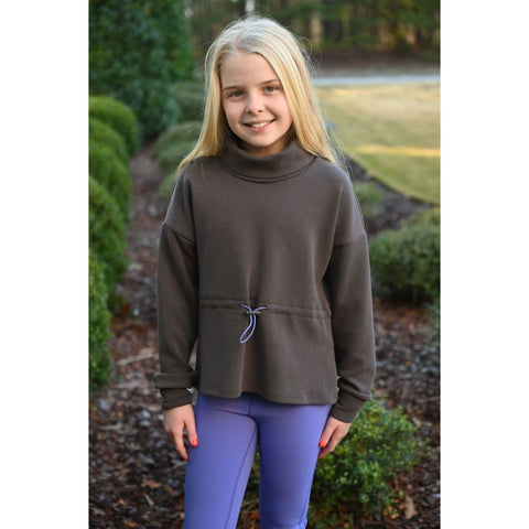 Nell Top - Cocoa/Purple
