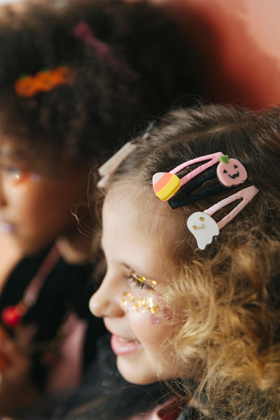 Ghost, Pumpkin, Candy Corn Snap Clips