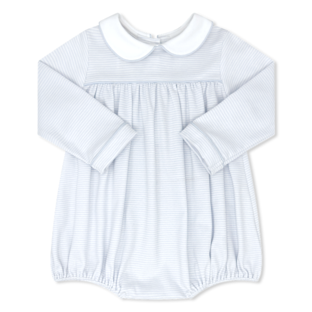 Covington Bubble Long Sleeve - Louisville Light Blue Ministripe