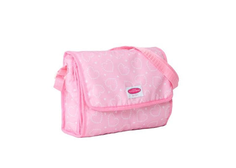 Diaper Bag On-the-Go Essentials, Pink Hearts