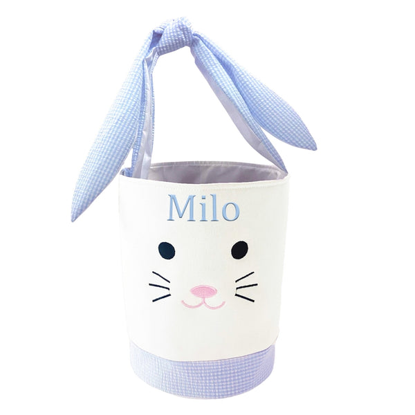 Easter Bunny Basket - blue