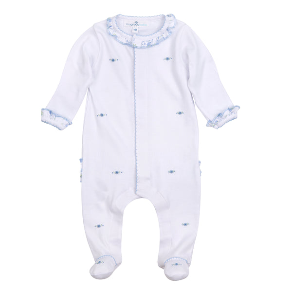 Skylar's Classic Scattered Ruffle Footie