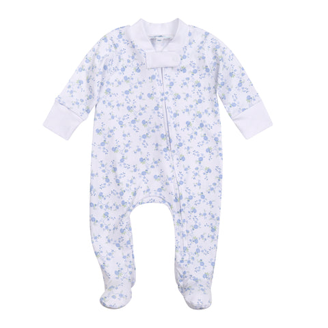 Skylar's Classics Printed Zipper Footie