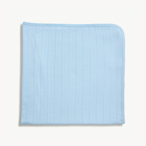 Love Lines Baby Blanket, blue