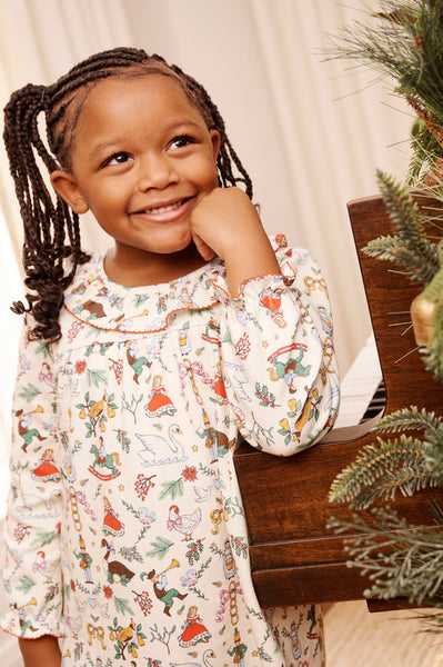 Ramona Ruffle Dress - 12 Days of Christmas