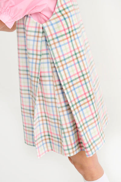 Pleated Ginny Jumper - Manalapan Plaid