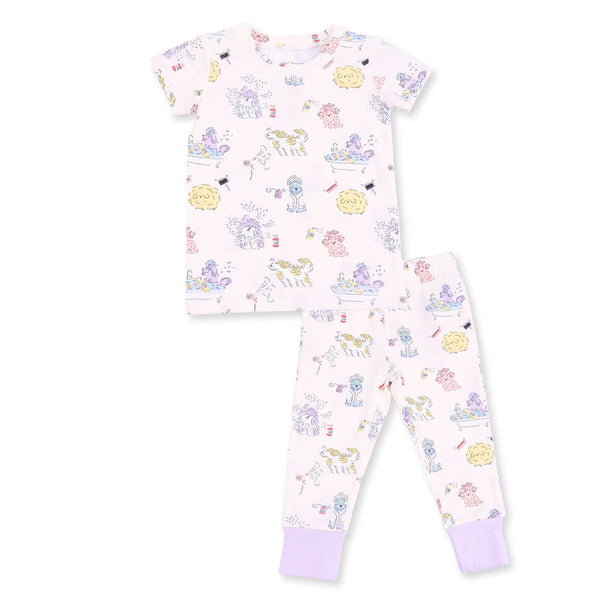 Short Sleeve Loungewear Set - Spa Dogs