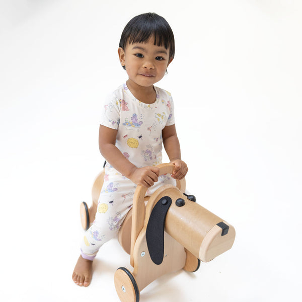 Short Sleeve Loungewear Set - Spa Dogs