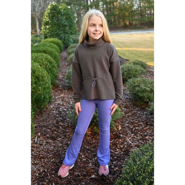 Nell Top - Cocoa/Purple