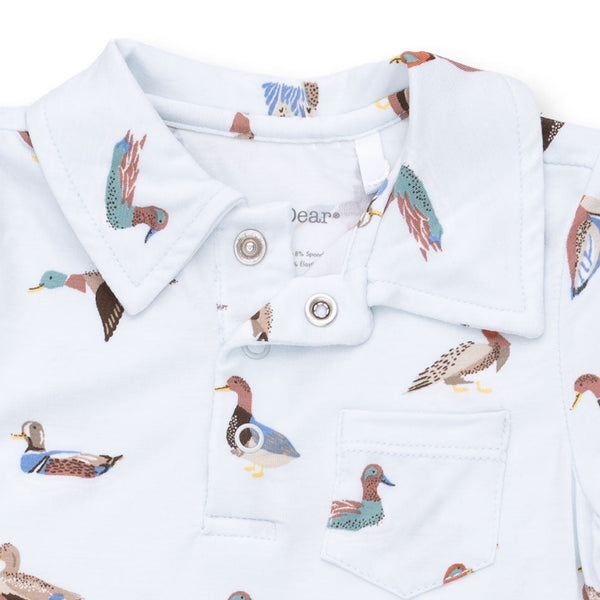 Polo Romper - American Ducks