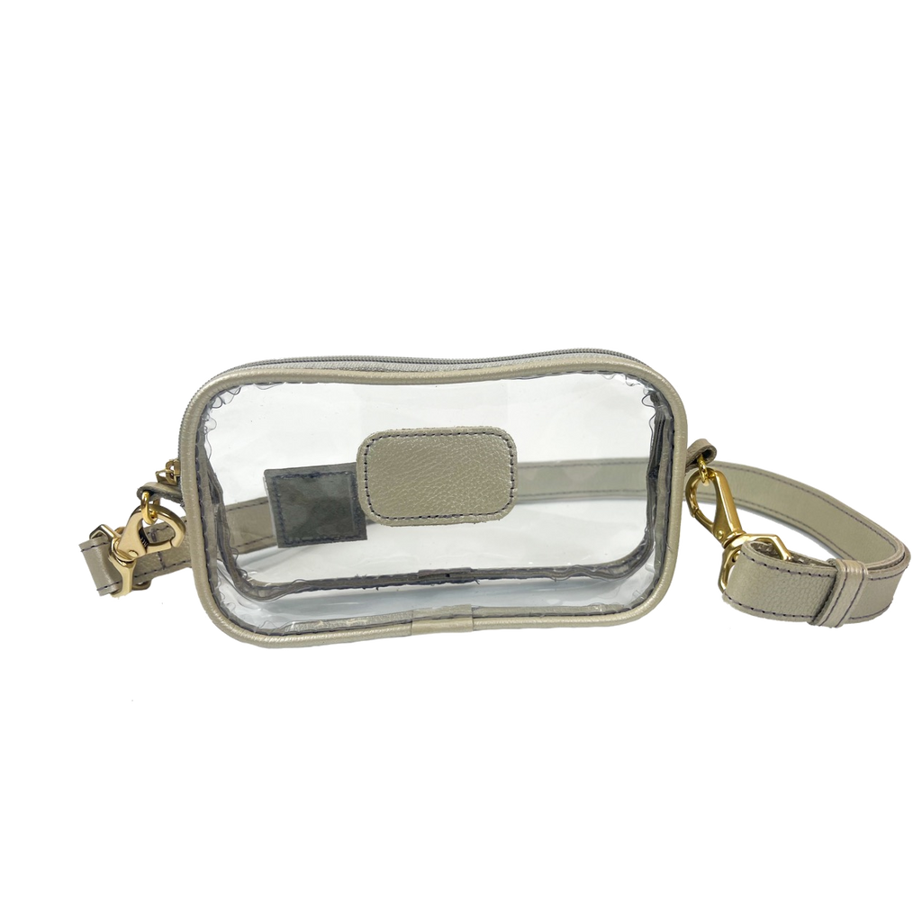 Clear Crosslet - Champagne Leather
