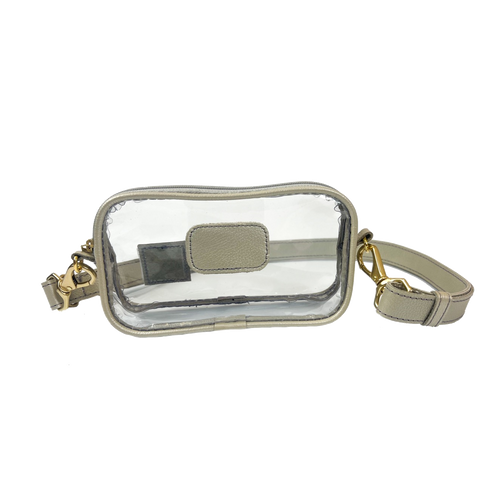 Clear Crosslet - Champagne Leather