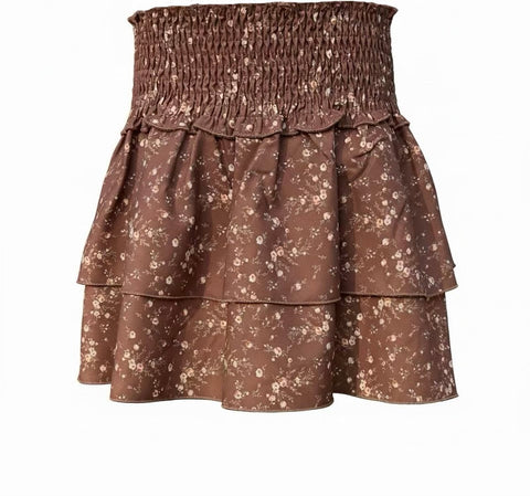 Scottie Skirt - Brown Sugar Blooms