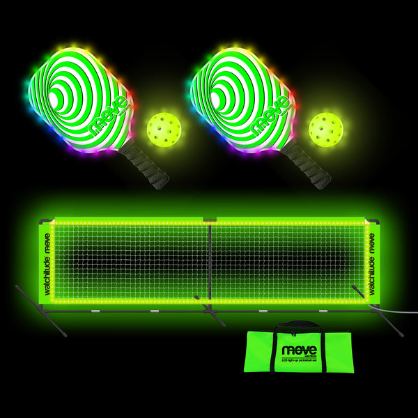 LED Light-Up Pickleball 10' Net Set