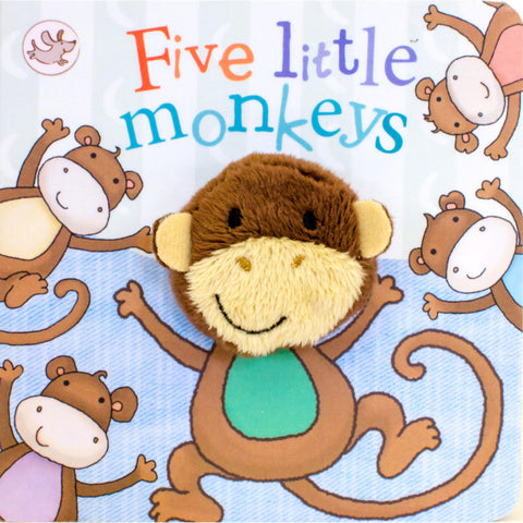 Five Little Monkeys Finger Puppet Book