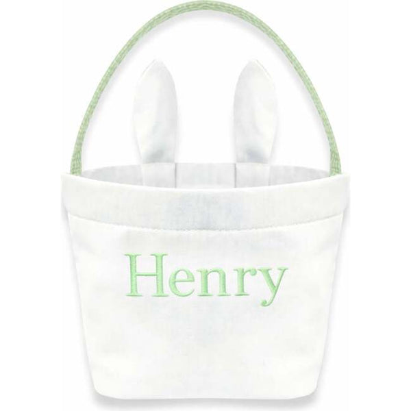 Bitty Bunny Basket - green