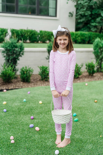 Ava Pajama Set - Easter Time Pink