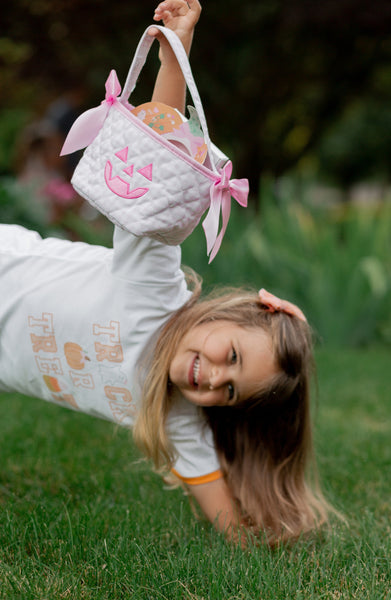 Petite Pumpkin Tote - Pink