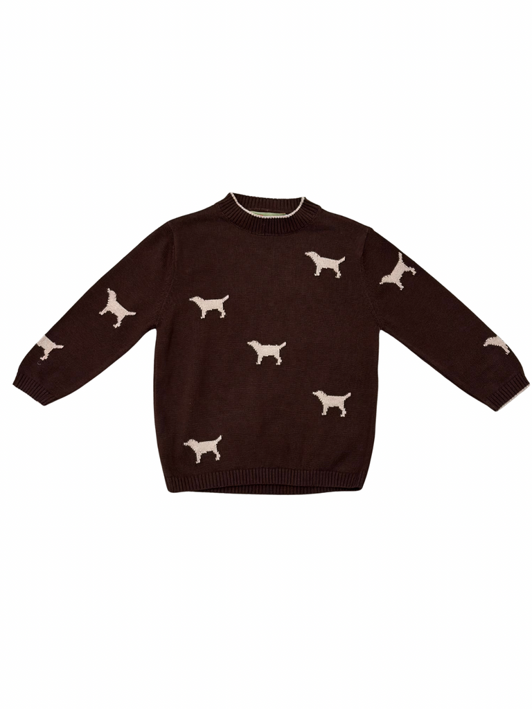 Chocolate/Sand Lab Sweater