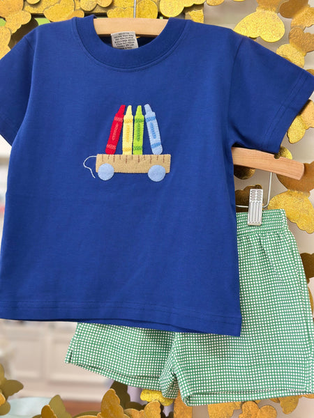 Wagon with Crayons S/S T-Shirt