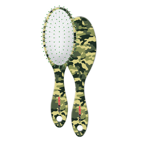 Scented Hairbrush, Army Camo