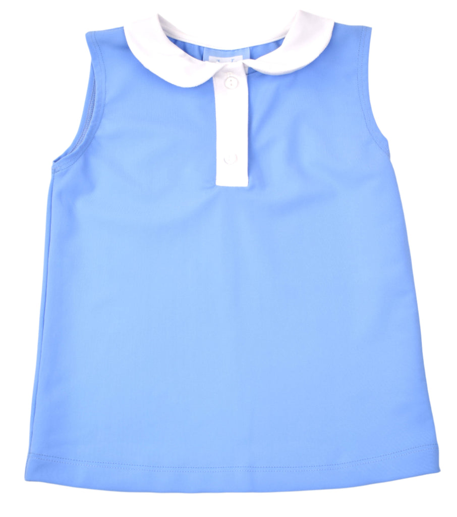 Athletic Polo Top, Blue