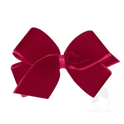 Small King Velvet Classic Bow