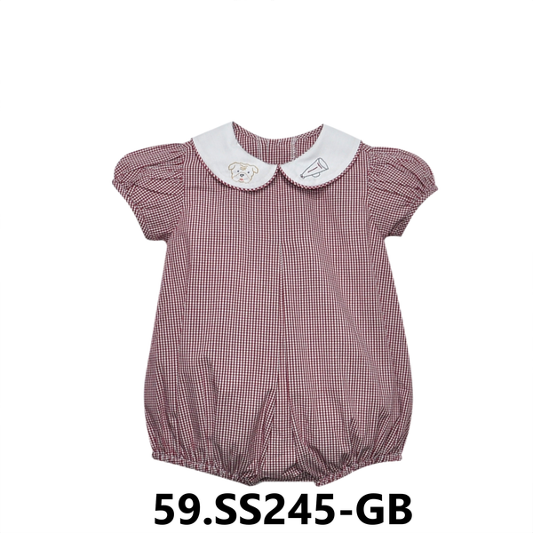 Bulldog Maroon/Grey Girl Bubble