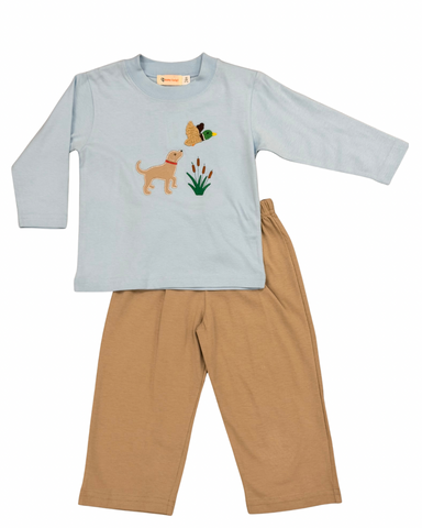 Dog with Mallard Pant Set