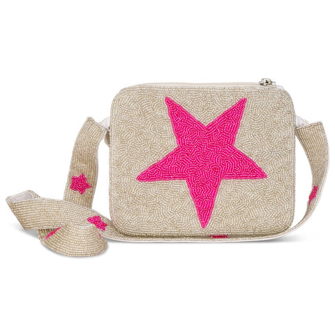 Star Beaded Crossbody Bag