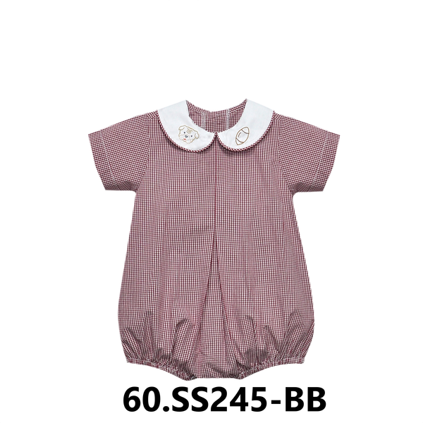 Bulldog Maroon/Grey Boy Bubble