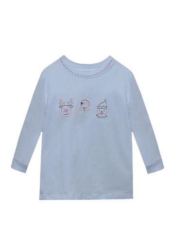 Blue Houston Shirt - Christmas