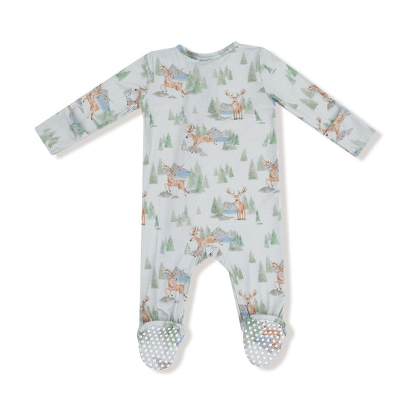 2 Way Zipper Footie - Buck Deer