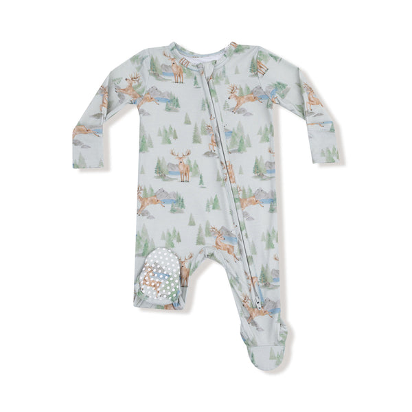 2 Way Zipper Footie - Buck Deer