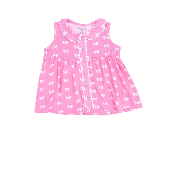 Jill Dress - Pink Bows