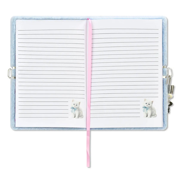 Pretty Kitty Lock and Key Journal